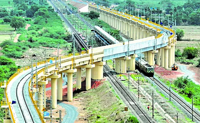 Inauguration of railway flyover - Sakshi