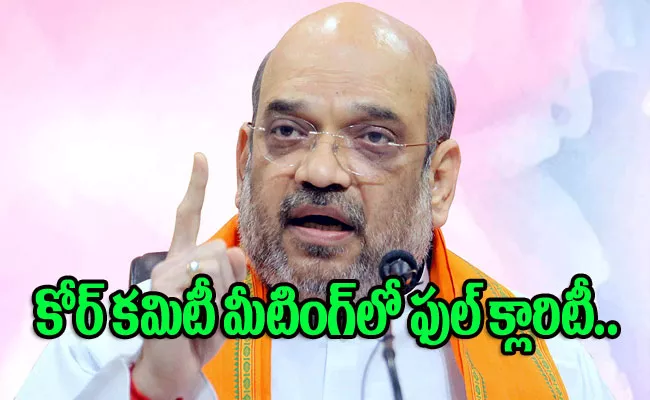 Amit Shah Direction To Bjp Leaders On Telangana Election Activities - Sakshi