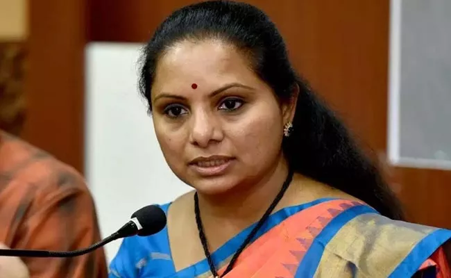 MLC Kavitha Political Counter To BJP Government - Sakshi