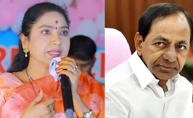 BRS Threat MLA Ajmeera Rekha Nayak Her Husband - Sakshi