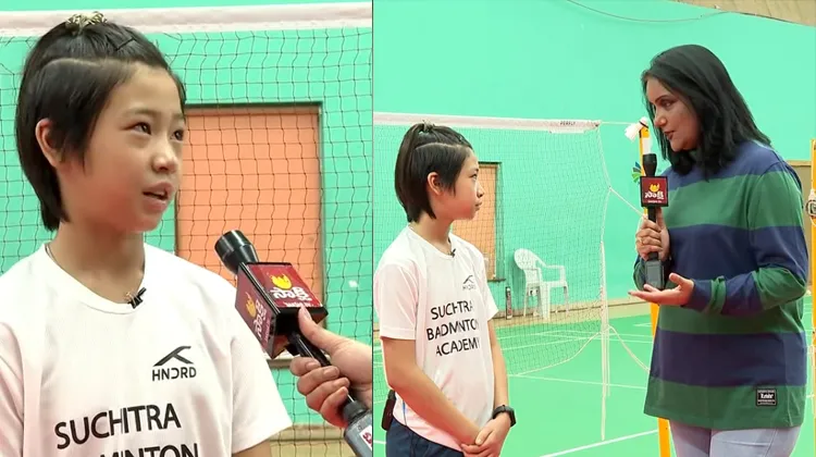 Manipur Girl Kim Kim Badminton Training In Suchitra Badminton Academy Hyderabad