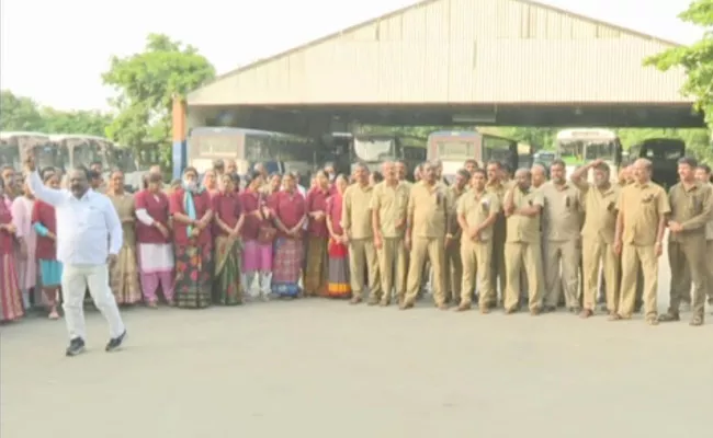 Tsrtc Bandh In Telangana State Wide Updates - Sakshi