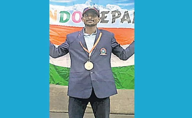 Sairaj Won Gold Medal In International Kho Kho - Sakshi