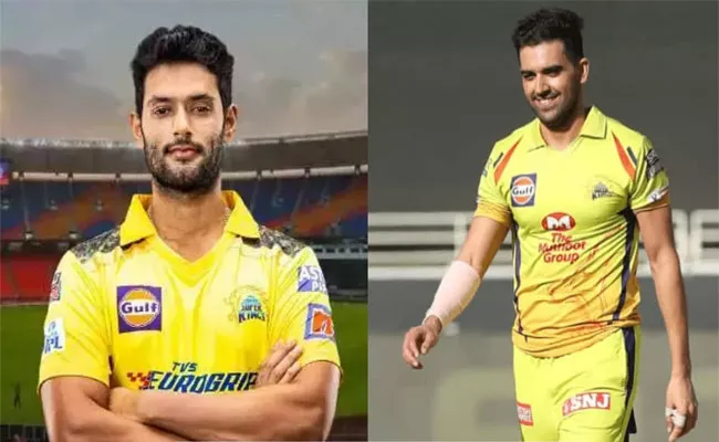 Deepak Chahar Challenges Shivam Dube For 1 Over Match To Settle The CSK All Time XI Spot - Sakshi