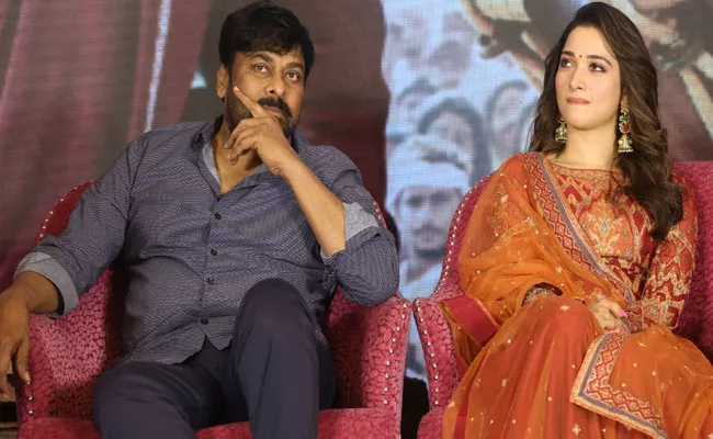 Megastar Appreciate Tamanna For Doing Dance When Her Father surgery - Sakshi