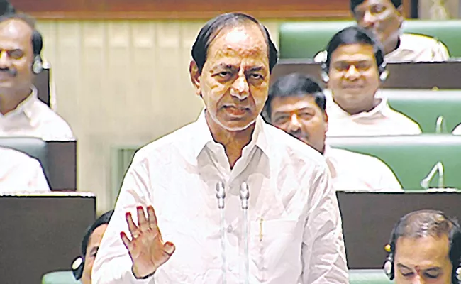 CM KCR revealed in the assembly about lands to poor - Sakshi