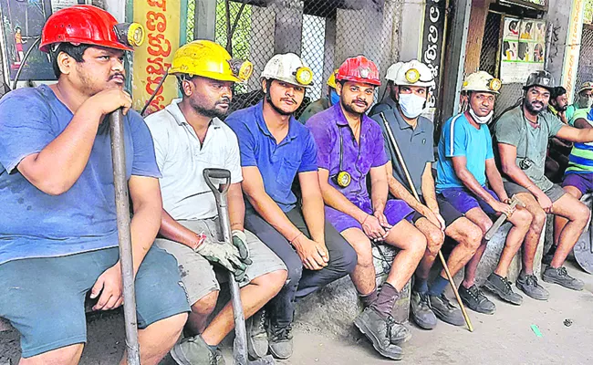 Absenteeism is high in these mines in Singareni - Sakshi