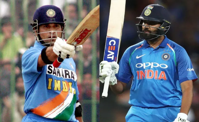 IND VS PAK: Rohit Sharma Equals Sachin Record Of Most Fifties For India In Asia Cups ODIs - Sakshi