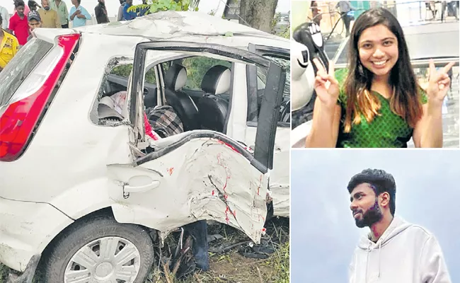 B Tech student dies in accident - Sakshi