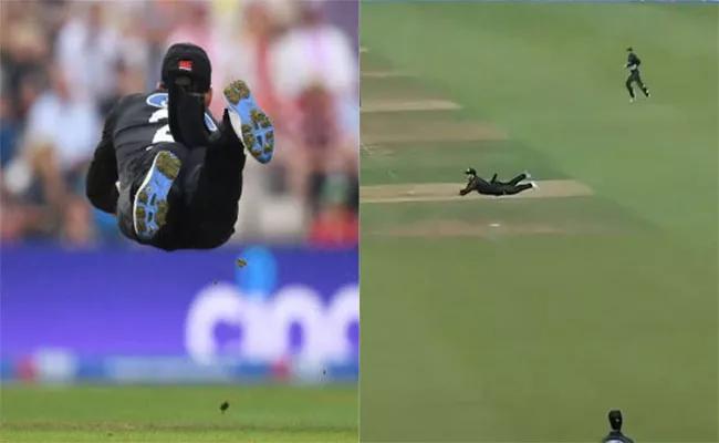 ENG VS NZ 2nd ODI: Glenn Phillips Flies To Take A Brilliant Catch To Dismiss Moeen Ali - Sakshi