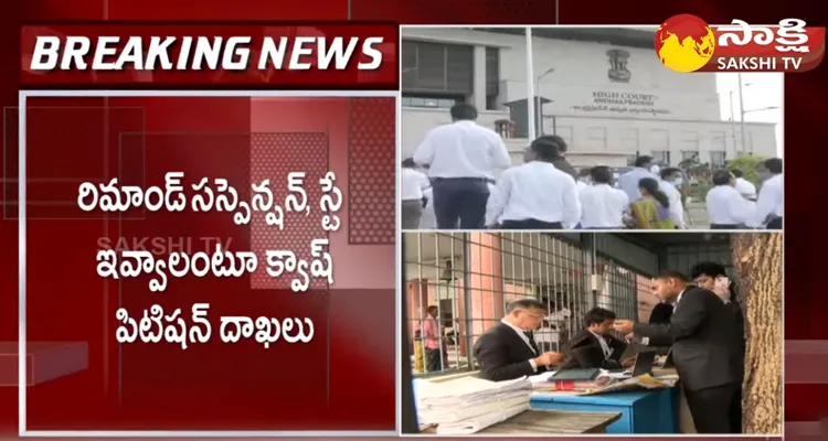 Chandrababu Lawyers Quash Petition On Remand