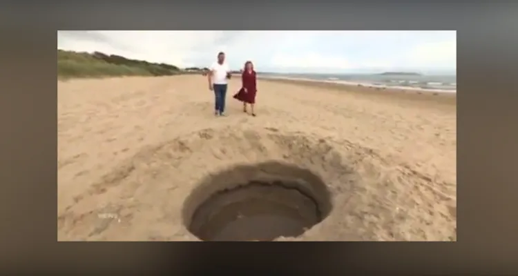 The Mystery Of The Hole On A North Dublin Beach