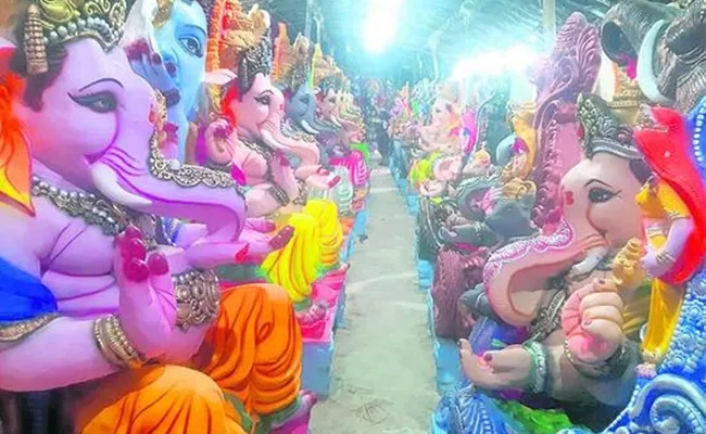 Ganesh Chaturthi 2023: Rise In Demand For Eco-Friendly Ganapati Idols - Sakshi