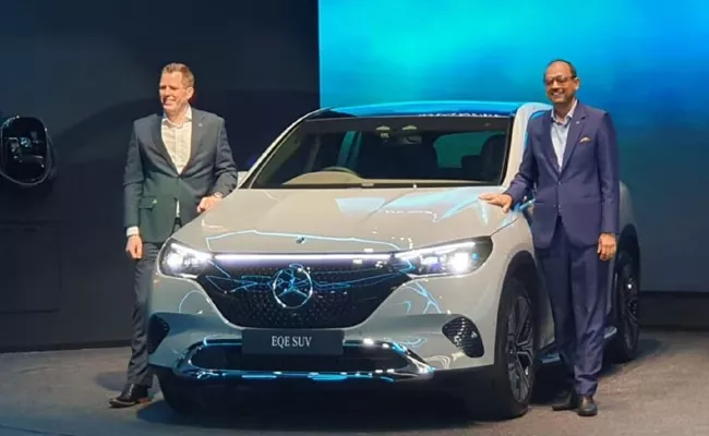 Mercedes-benz Eqe Electric Suv Launched In India - Sakshi