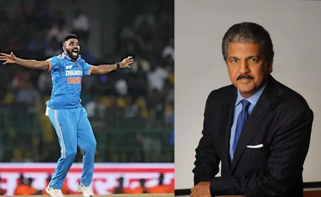 Anand Mahindra Fida for indian bowler Siraj Performance post on x - Sakshi