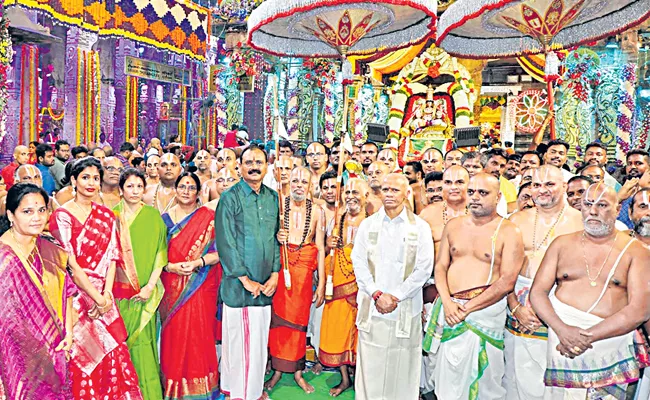 Commencement of Brahmotsava celebration - Sakshi