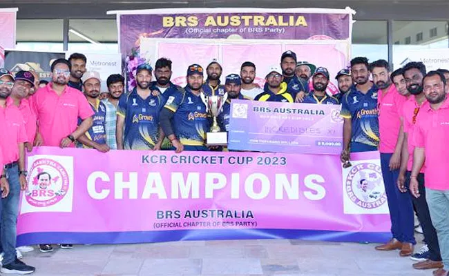 KCR Cup Cricket Tournament Ended  Grandly In Australia - Sakshi