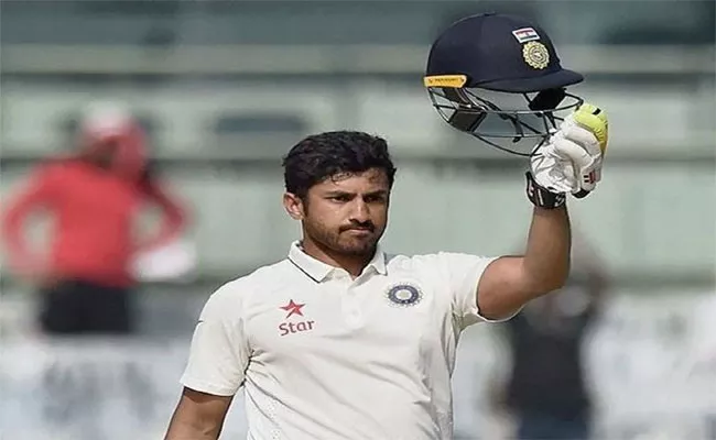 Karun Nair Slams Hundred Vs Surrey In County Division 1 Match - Sakshi