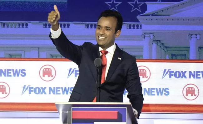 US Presidential Candidate Vivek Ramaswamy Stands 2nd - Sakshi