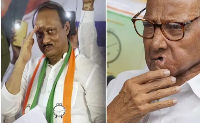 Ajit Pawar Files Disqualification Petition Against Sharad Pawar MLAs - Sakshi