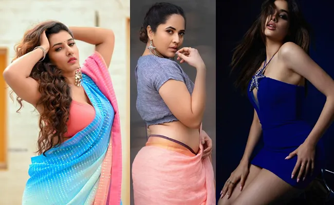 Anasuya Vishnu Priya Janhvi Kapoor Latest Insta Pics - Sakshi