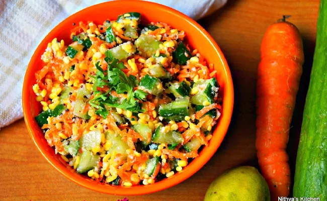 Carrot Moong Dal Salad Recipe In Telugu - Sakshi