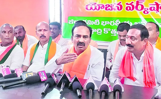 Etela Rajender Aggressive Comments BRS Party - Sakshi