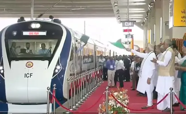 PM Modi To Flag Off 9 New Vande Bharat Trains Today - Sakshi