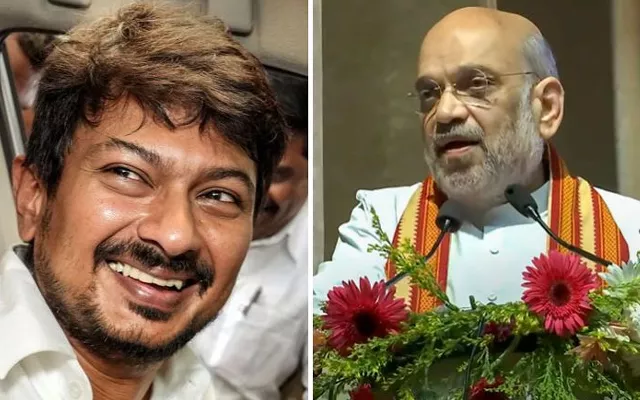 Amit Shah Slams MK Stalins Son Over Remarks On Sanatana Dharma - Sakshi