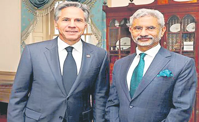 Discussed India-Canada issue with Blinken, says Jaishankar - Sakshi