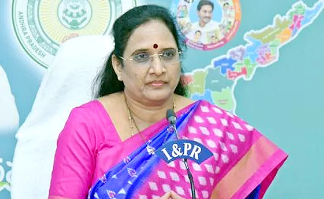 Vasireddy Padma Complaint To Dgp On Tdp Leader Bandaru Satyanarayana - Sakshi