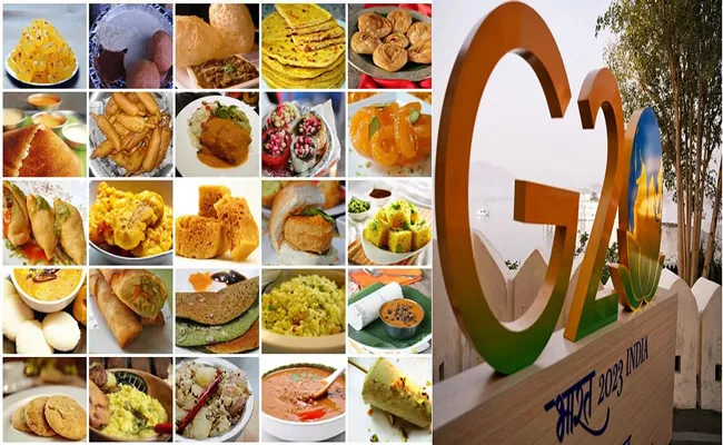 G20 summit: Indian street food, millets on world leaders platter - Sakshi