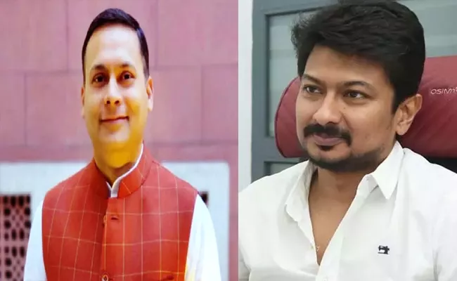 Case against BJP Amit Malviya For Genocide Tweet on Udhayanidhi Stalin - Sakshi