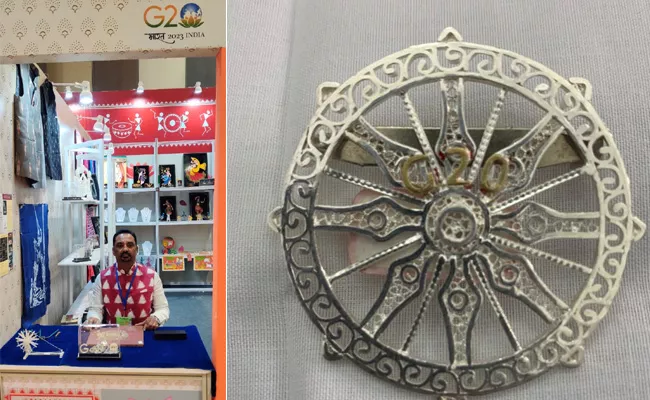 Honor For Karimnagar Filigree Artists In G20 Summit  - Sakshi