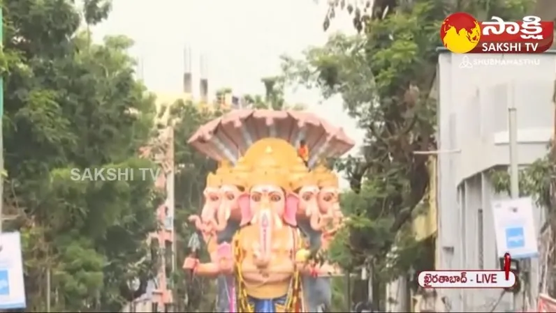 Khairatabad Ganesh Shobha Yatra 