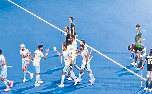 Indian hockey team victory over Pakistan - Sakshi