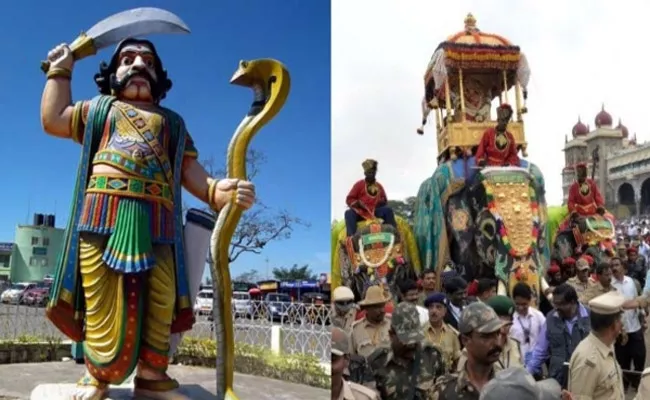 Controversy Over Mahisha Dussehra in Karnataka - Sakshi