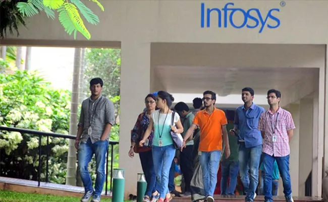 Infosys Said Company Is Unlikely To Be Hiring Any Freshers This Year - Sakshi