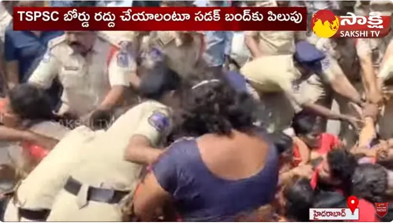 High Tension at Hayathnagar