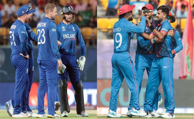 CWC 2023: Afghanistan Stuns World Champions England - Sakshi