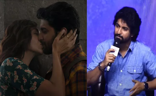 Hero Nani Response On Lip Lock Scene At Hi Nanna Teaser launch Event - Sakshi