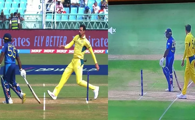 Netizens Praise Mitchell Starc Who Lends Mercy On Kusal Perera - Sakshi