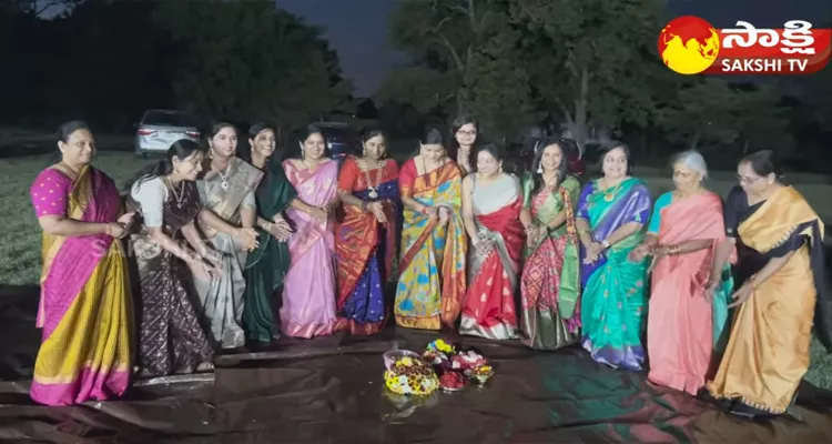 Dallas Area Telangana Association Conducts Engili Pula Bathukamma 