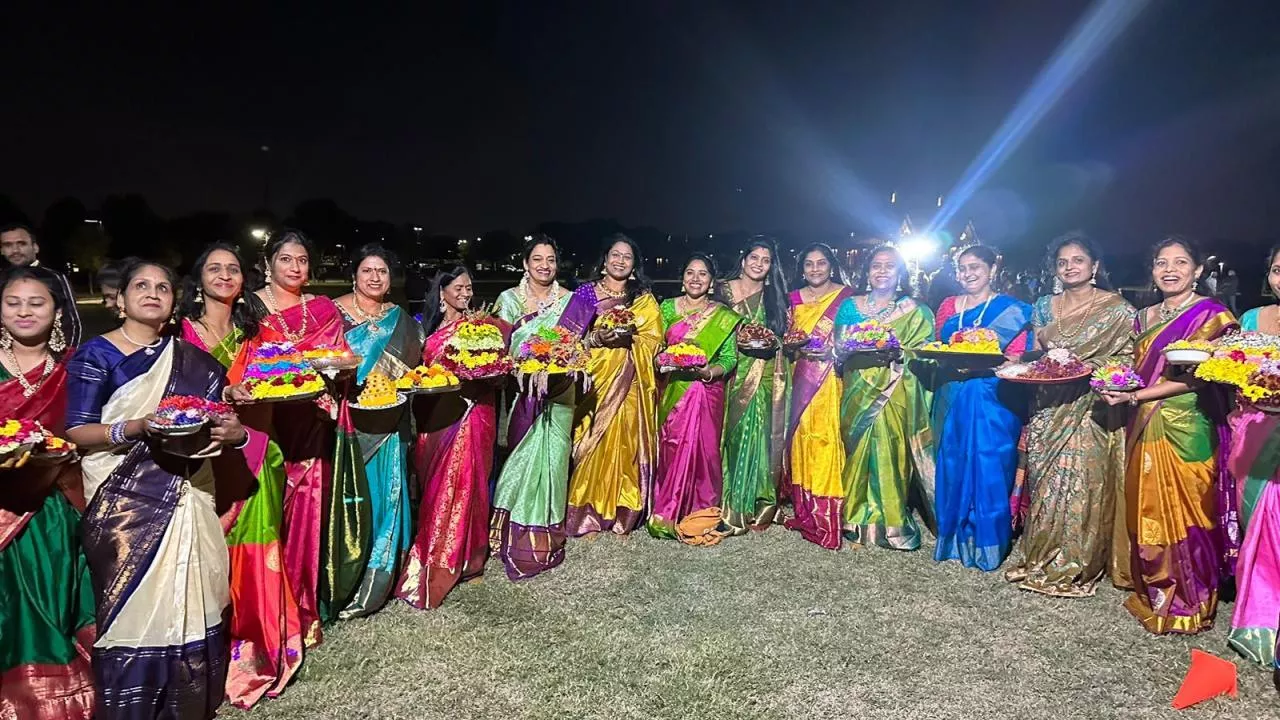 TPAD-Bathukamma-at-USA-Dallas-Telangana - Sakshi