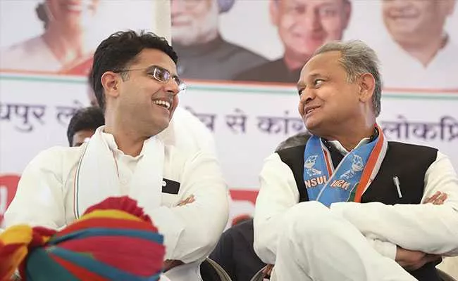 Want To Leave CM Post, But: Ashok Gehlot Dig At Sachin Pilot - Sakshi