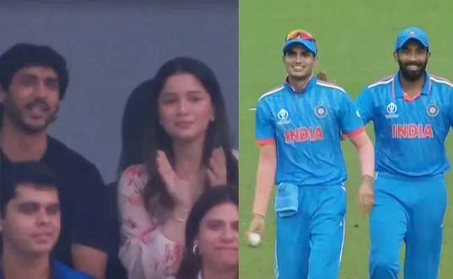 WC 2023 Ind Vs Ban: Sara Tendulkar Enjoying Match In Pune Fans Cant Keep Calm - Sakshi