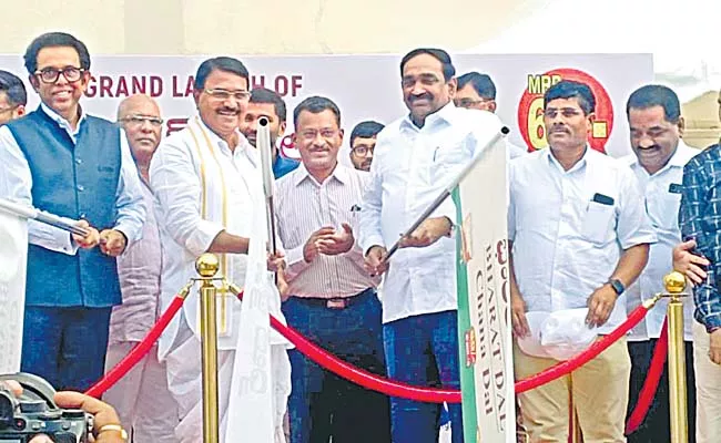 Minister Niranjan Reddy at the launch of Bharat Dal - Sakshi