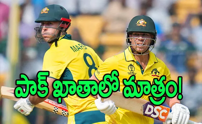 WC 2023 Aus Vs Pak: Warner Marsh Centuries Break Australian Record Pak Worst - Sakshi