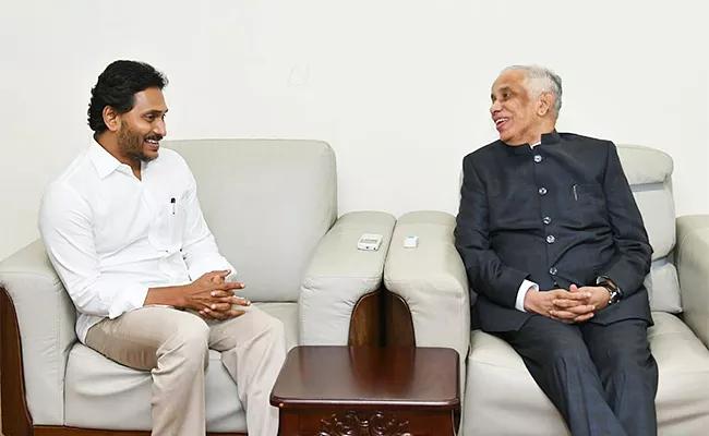 CM YS Jagan met AP Governor Abdul Nazeer - Sakshi