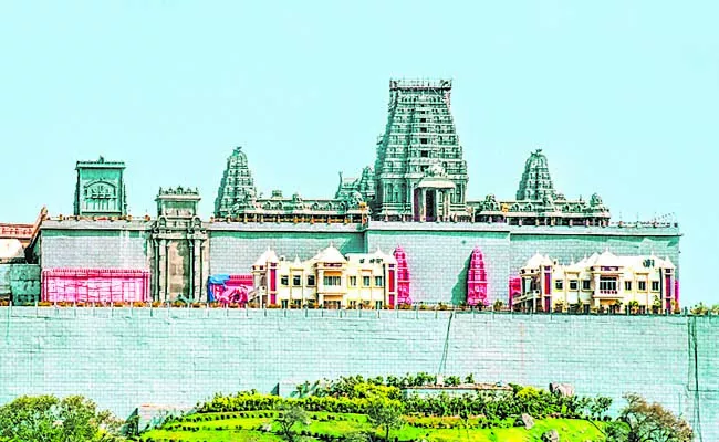 Yadadri temple closure on 28th - Sakshi